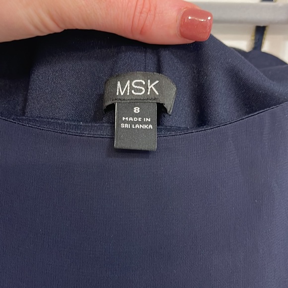 MSK women’s size 8 navy blue dress - Picture 5 of 6